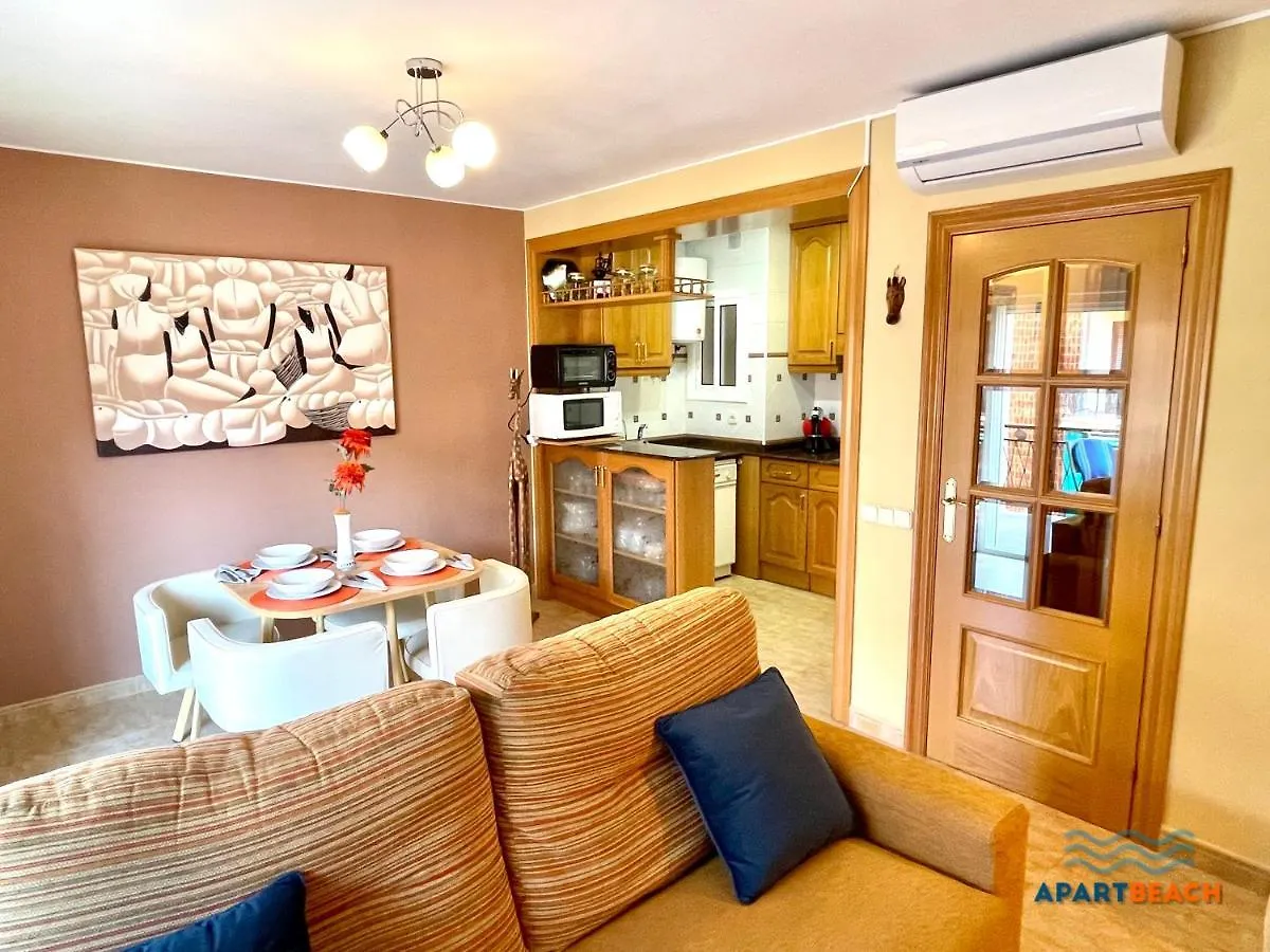 Apartbeach Cye 3 Junto Playa Climatizado Y Parquing Ла-Пинеда Апартаменты