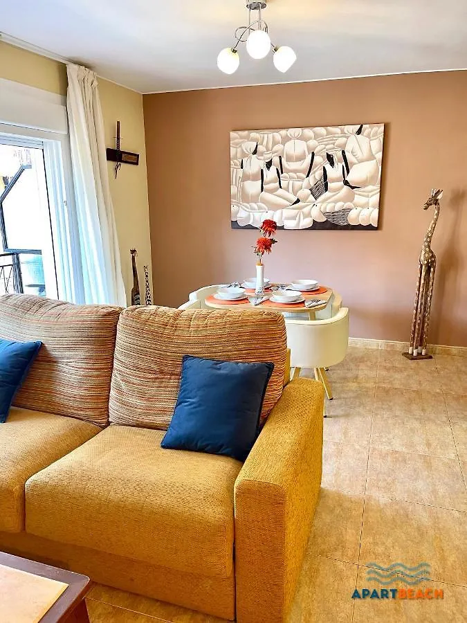 Apartbeach Cye 3 Junto Playa Climatizado Y Parquing Ла-Пинеда Апартаменты