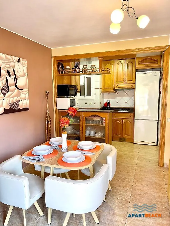 Apartbeach Cye 3 Junto Playa Climatizado Y Parquing Ла-Пинеда Апартаменты